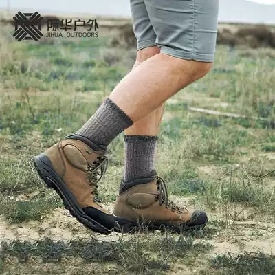 Jihua outdoor wool socks Men's thick socks stockings warm women's thick wool stockings