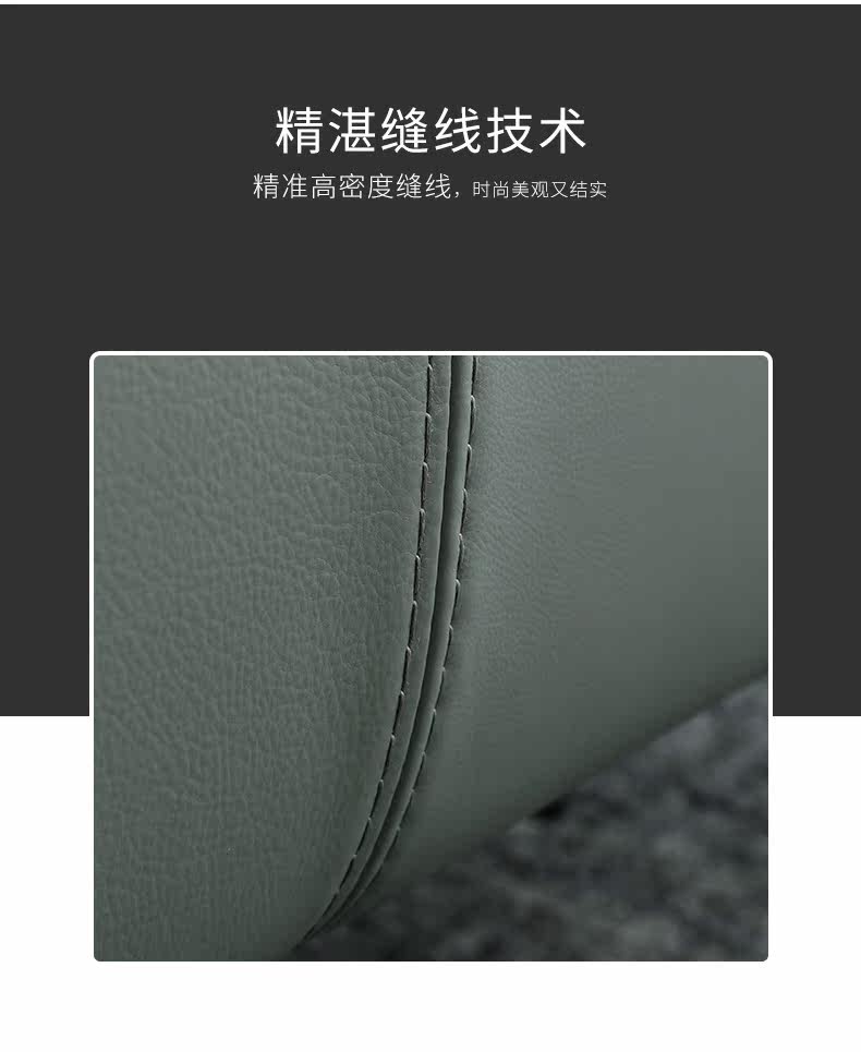 кожаная кровать 楷模家具主卧现代简约1.5米真皮床1.8米双人床婚床现代轻奢皮床 A model