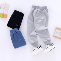 Male girl baby boomer version outside wearing long pants for childrens autumn clothes pants spring and autumn children casual sports pants