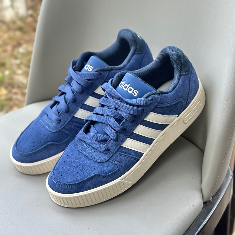 Adidas D-Pad Men's and Women's Classic Casual Shoes, Suede Leather, Versatile Retro Sneakers, Blue Adidas D-Pad Men's and Women's Classic Casual Shoes, Suede Leather, Versatile Retro Sneakers, Blue