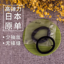 Hair tie for women hair tie rubber band simple temperament black high elasticity durable seamless childrens hair does not hurt