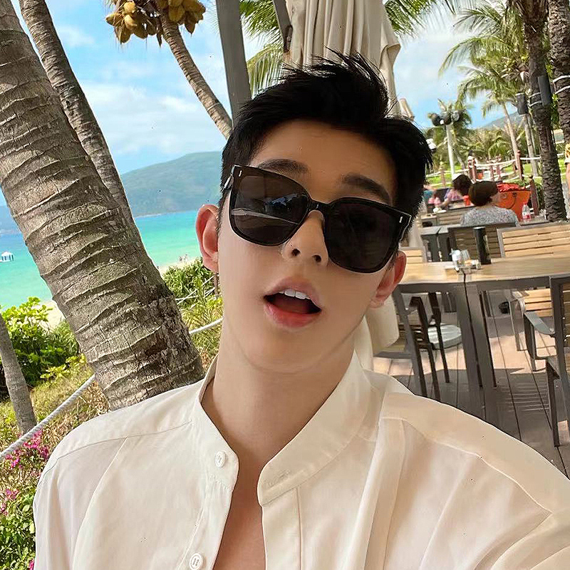 Sun Glasses Men Driving Special Driving Polarized Glasses 2022 New Tidal Nets Red Anti-UV Glare Sunglasses