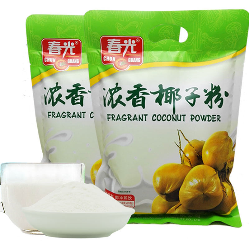 Hainan Special Products Spring Light Intense Aroma Coconut Powder 360 gr X2 Bag Coconut intense and pure and sweet and sweet and coconut milk powder