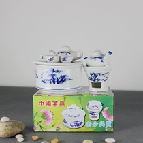 Childrens tea set set can drink water toy tea cup teapot ceramic set mini girl birthday gift House tide