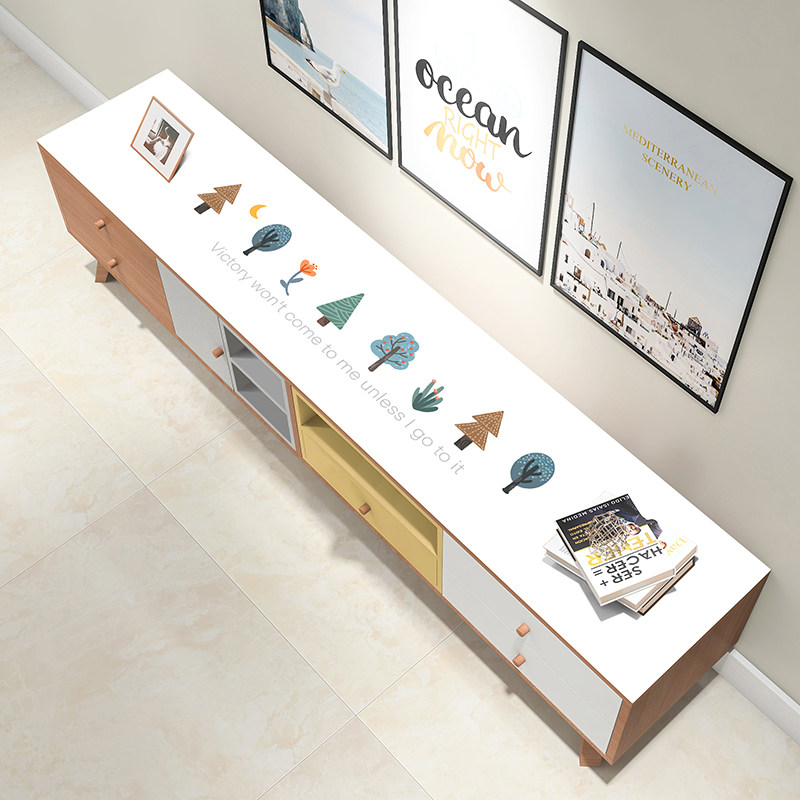 TV cabinet coffee table combination tablecloth waterproof and oil-proof no-wash Nordic net red pvc table mat anti-scald cover cloth thick - Taobao