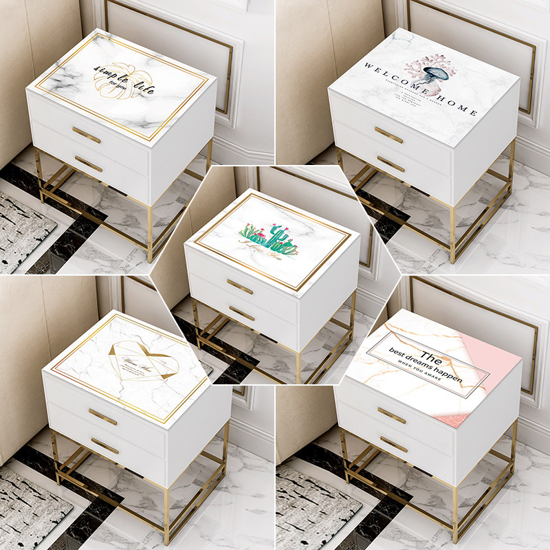 Bed Head Cabinet Geb Waterproof Oil Free Wash Pvc Table Mat Nordic Anti-Burn Tea Table Mat Makeup Table Cloth