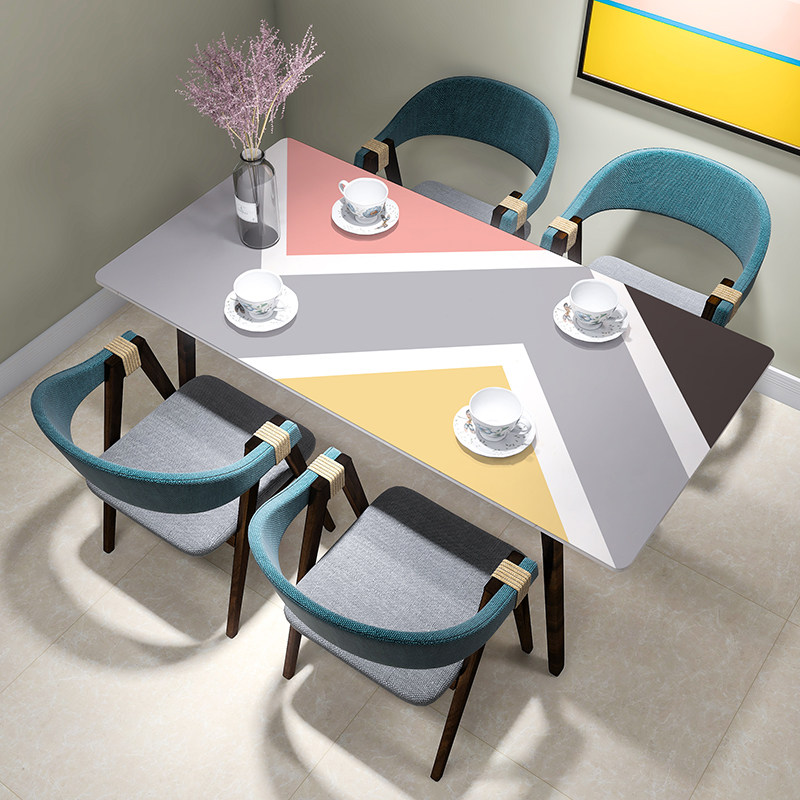 Table cloth waterproof and anti-washable home pvc table cushion rectangular modern minimalist table tea table mat anti-burn thick-Taobao