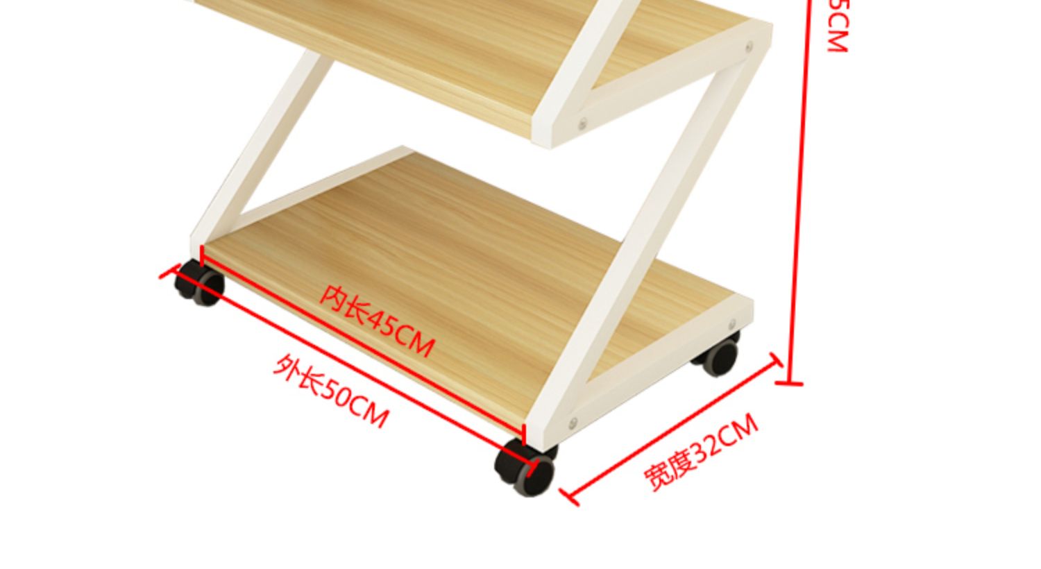 Máy in sáng tạo kệ bề mặt bàn lưu trữ đôi giá hiện đại tối giản nhiều lớp giá sao chép - Kệ kệ decor