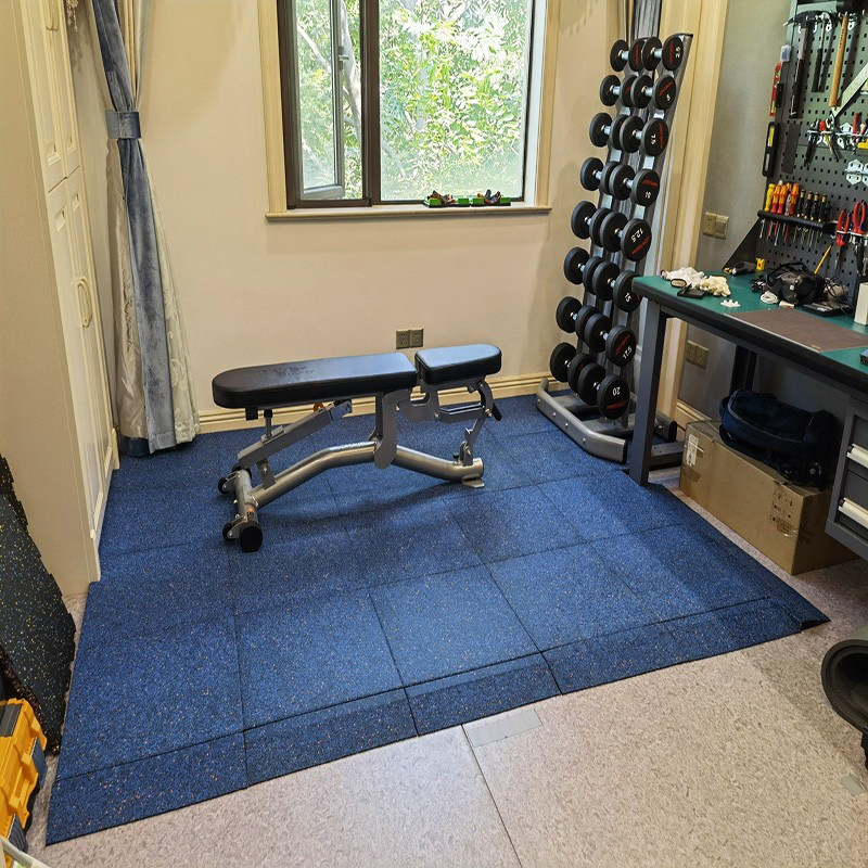 Fitness Room Rubber Mat Shock Absorbing Cushion Power Zone Dumbbells Shock-Proof Cushion Fitness Equipment Home Sports Soundproofing Mat