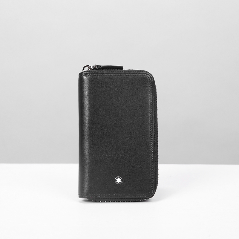 Real Leather Key Bag Men's Home Mini Card Baotou Layer Cow Leather Youth Casual Pull Chain Car Lock Spoon Bag Woman style