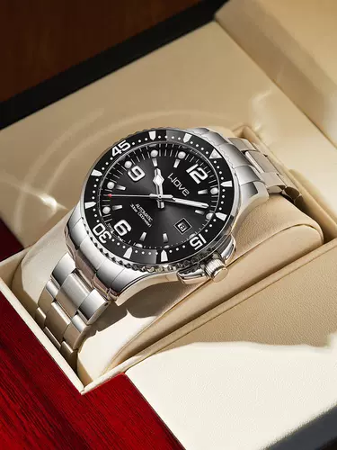 Tide, трендовые мужские часы, водонепроницаемые механические кварцевые часы, стальной ремешок в стиле хип-хоп, календарь, полностью автоматический