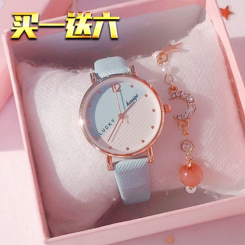 Свежие часы, милый детский брендовый электронный циферблат, маленький циферблат, в корейском стиле, простой и элегантный дизайн