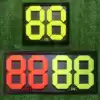 Mikalan football match substitution card Fluorescent double-sided two-digit four-digit manual number change and turn the number of the game scoreboard