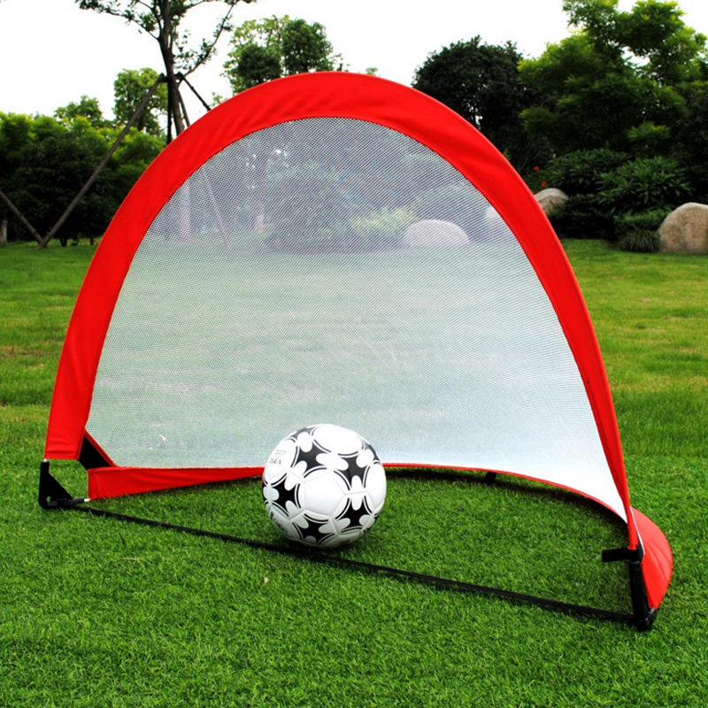 Kids Soccer Door Folding Portable Outdoor Beach Kindergarten Training Simple Indoor Home Small Soccer Door Frame