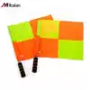 Football referee cutting flag Cutting flag Cutting flag Track and field flag cutting flag Edge picker thickened red and yellow card referee flag