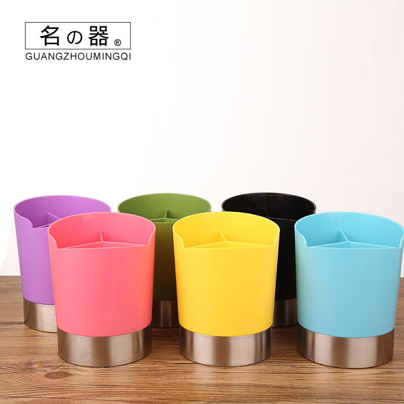 By Tate of stainless steel, plastic milk tea shop straws tube creative chopsticks chopsticks box multi - purpose household contracted waterlogging under caused by excessive rainfall
