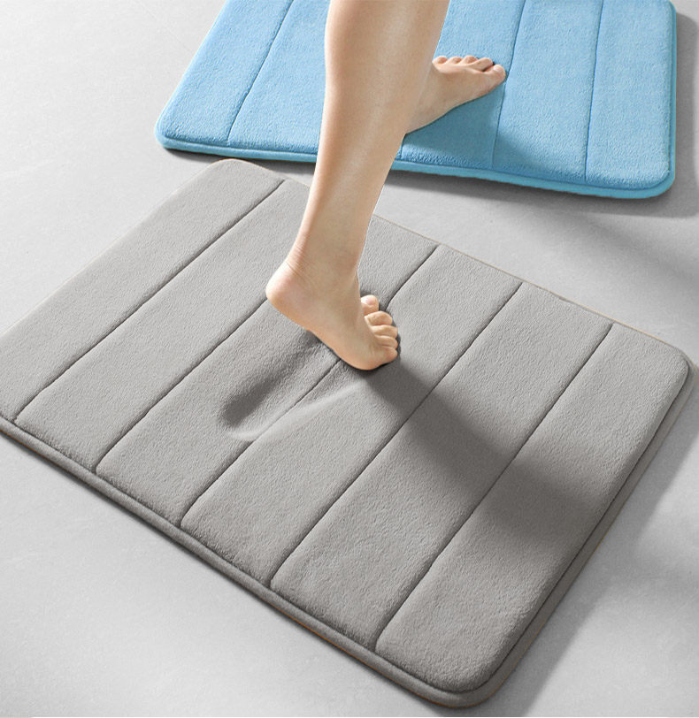 Bathroom door Absorbent Ground Mat MAKEUP ROOM RUG DOOR CUSHION INTO DOOR BATHROOM ANTI-SLIP FOOT MAT HOME KITCHEN BATHROOM