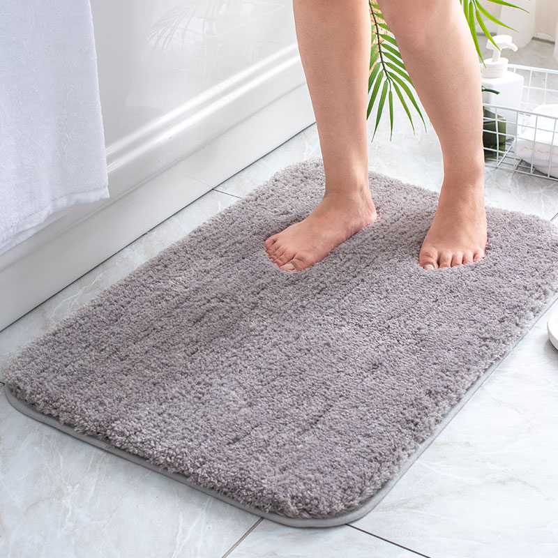 Thickened powder room floor mat toilet toilet bathroom non-slip mat door door mat absorbent household mat foot pad