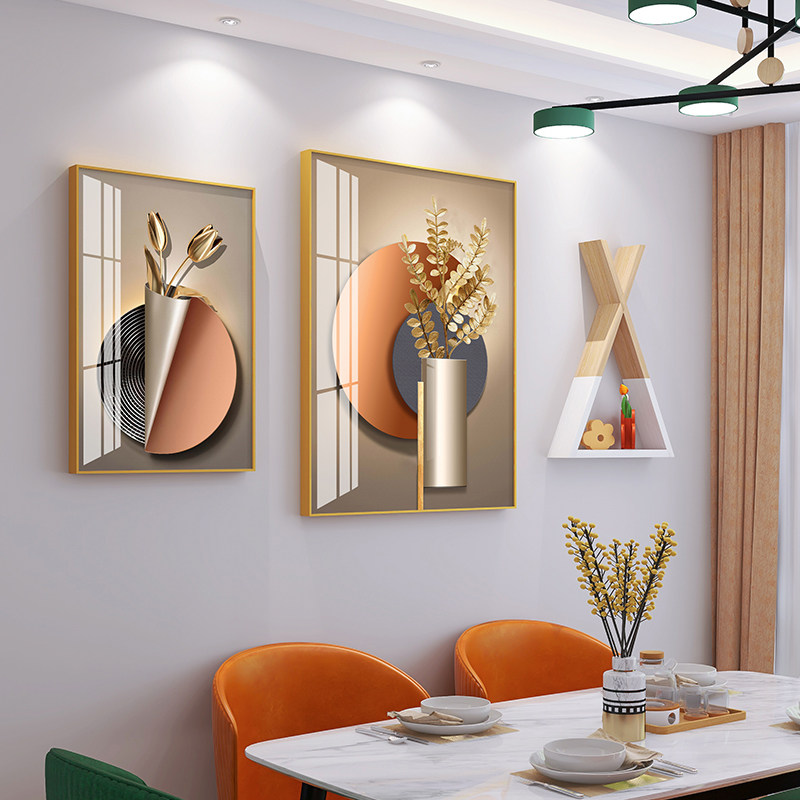 Light Extravagant Dining Room Wall Decoration Pendant Living Room Dining Room Dining Room Dining Room Dining Room Dining Room Dining Table Background Wall Hangings Creative Room Decorations-Taobao