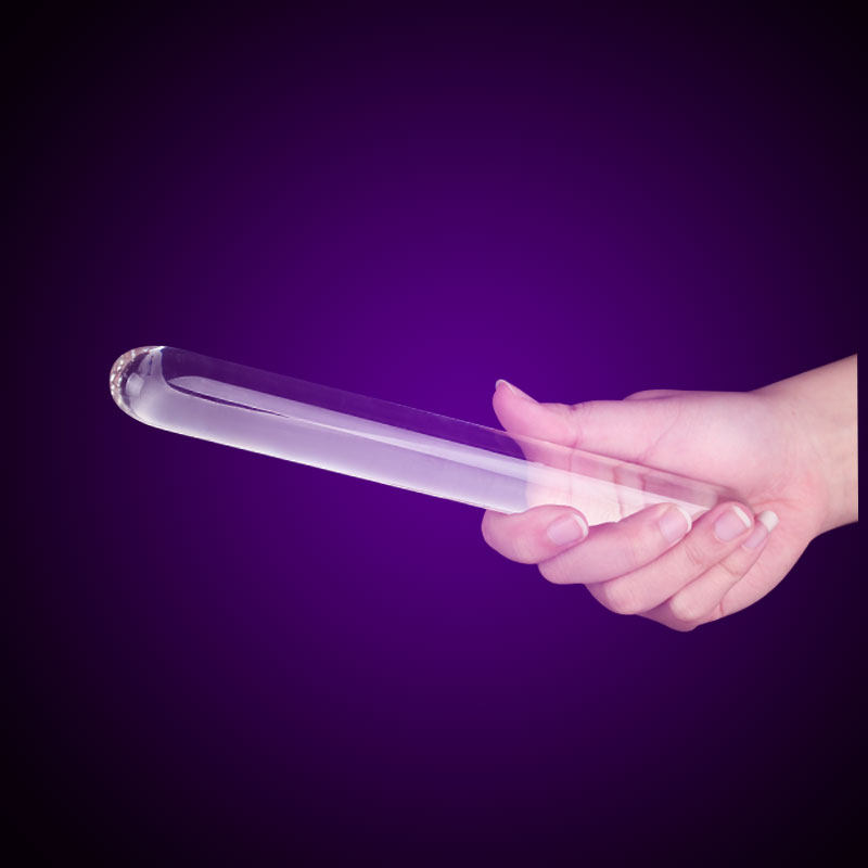 Crystal fairy taste stick private parts glass men and women with masturbation anal expander vibrator vestibular anal plug