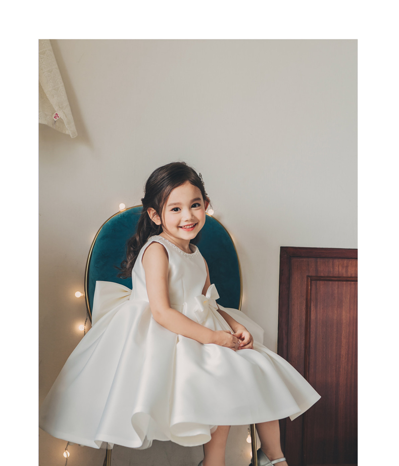 Cô gái nhỏ ăn mặc váy cưới sinh nhật trẻ em sinh nhật trình diễn biểu diễn piano hiệu suất cô bé công chúa váy phồng - Váy trẻ em đầm cho bé gái