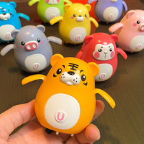 Shake-in-the-same magnetic rocking cute little unit baby twisted ass magnetic small pig bear male and female child toy