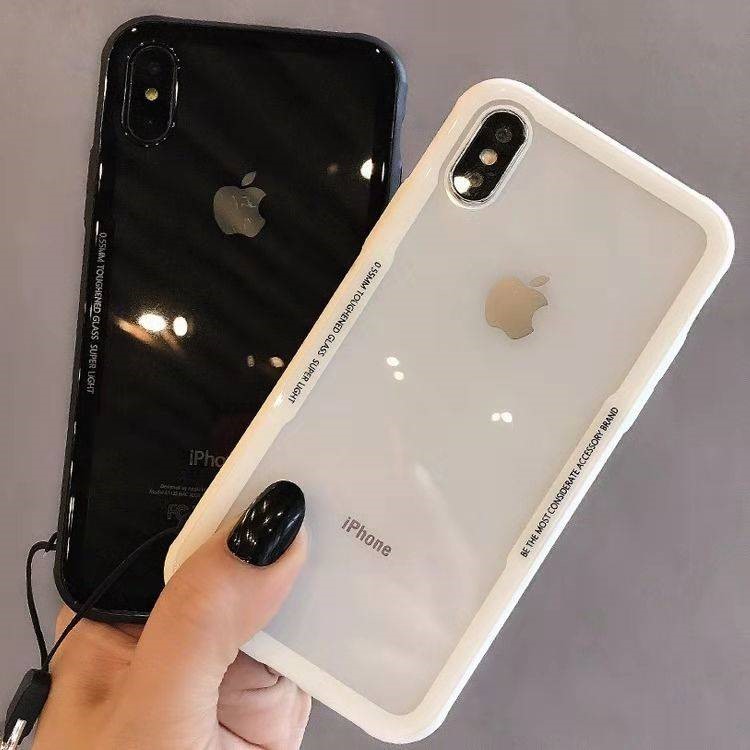 Apple x mobile phone protective shell iPhone7plus 6plus transparent full package anti-fall 8plus 6s silicone softshell male and female