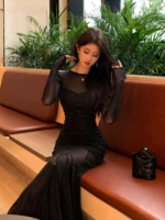 [Стоящий стиль/французский стиль/стиль миу/зима/юбка в стиле рыбалки для свидания/новый стиль 2024 года/достойный и элегантный осенний наряд/юбка-стоп/осень/осенне-зимний стиль/костюм на Хэллоуин/длинная юбка]