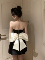 Черный [Отпуск на море/трапеция/сексуальный/дизайнерский смысл/уменьшение возраста в иностранном стиле/похудение/уменьшение талии/национальный стиль/маленький аромат/похудение/лето/грушевидная фигура/большой размер/ниша/официальные случаи/стиль Хепберн/лето/уникальное платье очень красивое]