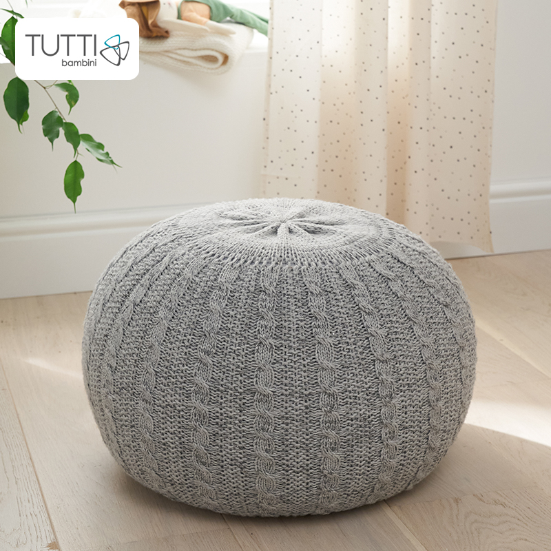 British Tutti Children's sofa Foot Stool Nordic Fabric Footrest with Bean Bag Sloth Pumpkin Sofa