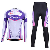 VB Spring Summer Fall Long Sleeve Riding Suit Womens Professional Perspiration Breathable Bike Riding Suit