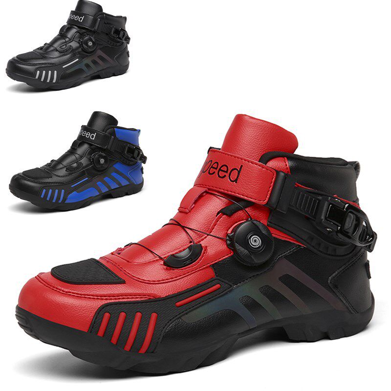 Locomotive cycling shoes men four seasons off-road motorcycle boots racing boots Modern equipment