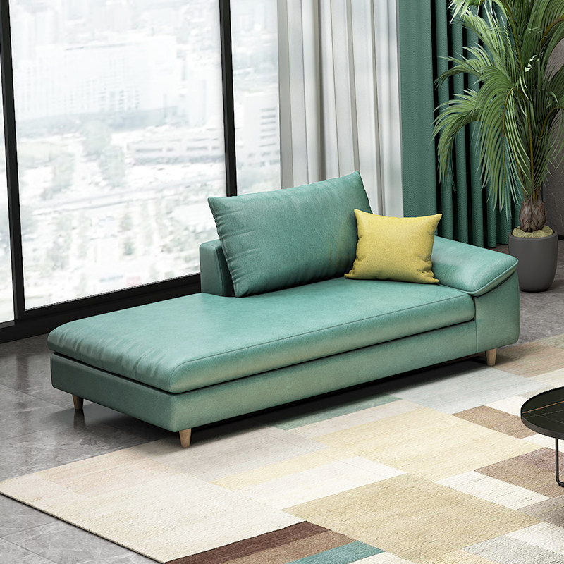 Nordic Fashion Chaise Chair Tatami Lazy Chair Bedroom Single Leisure Sofa Home Balcony Recliner Technology Cloth