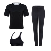 Круглая шея короткая T+Sweat Lose Bins+Sports Bra