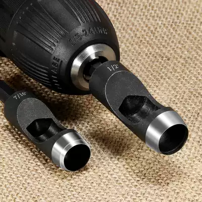 Punching electric belt punching pants belt Leather leather punching machine tool round punch Household carton rubber punching