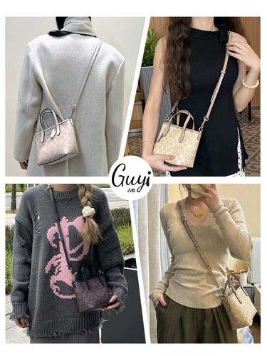 Винтажный костюм Coach City15 23, большая сумка на плечо, мини-модифицированная сумка через плечо, аксессуары