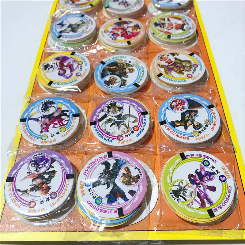 Huang Jia Round Card Hard Card Playmaker Glory Ground Stall School Perimeter Small Toy Round Children Puzzle Toys 
