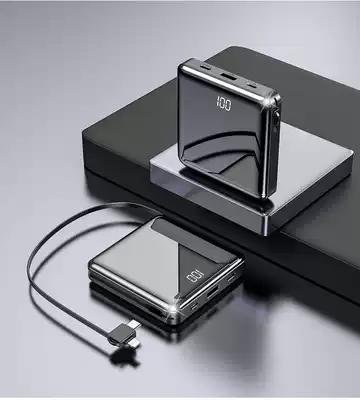 3D print earmarked 10000 mA action power 5V2A from line three-in-one mirror mini yi dong chong