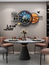 Living room wall clock 2021 watch bedroom wall clock Home modern fashion simple light luxury net red hanging watch trend