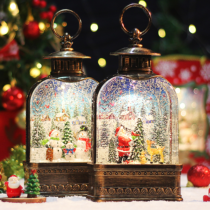 Music box Crystal ball children dancing ballet box snow box snowfall Christmas to girlfriends girl's birthday present