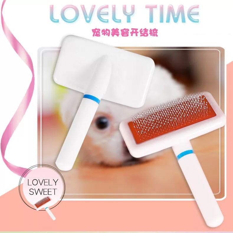 Pet Rabbit Cat Dog Comb Rabbit Hair Brush Pet Grooming Needle Comb Pet Rabbit