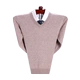 Ordos City 100% áo len cashmere nguyên chất nam bán cổ tròn cao dày ấm áp áo len trung niên và áo len mùa đông - Áo len Cashmere
