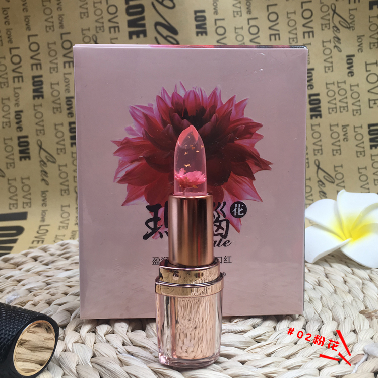 Hoa Jiao Yan, làm ấm, thạch, son, bền, giữ ẩm, không thấm nước, không đánh dấu, làm đẹp, không dễ phai, gian lận, son môi - Son môi son chou chou