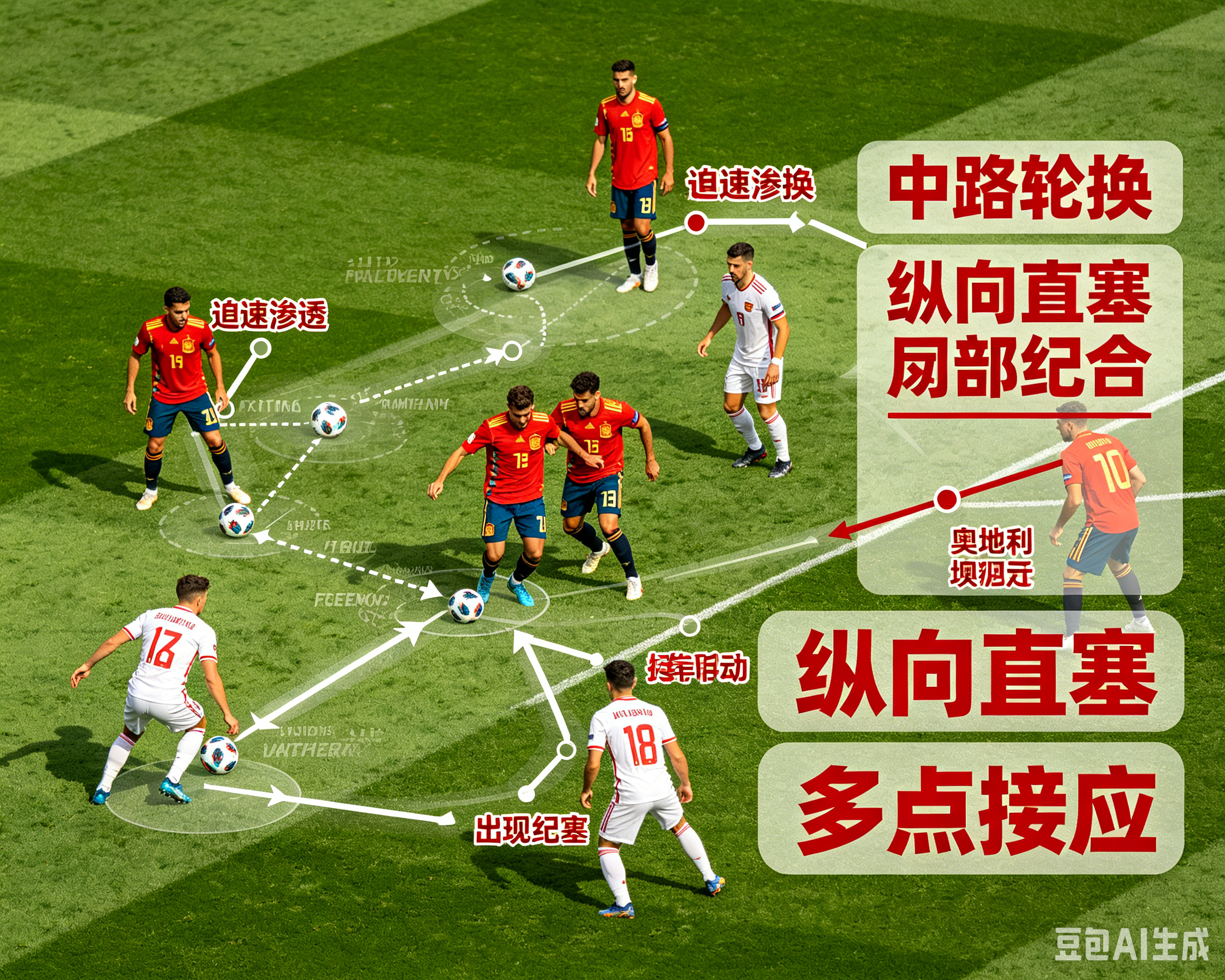 西班牙 VS 奥地利前瞻:斗牛士边路伤缺攻坚遇阻 黑马能否淘汰西班牙?