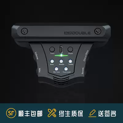 Yuan bullet DOUBLE plus vibration pickup Guitar Elf G0 folk steel string electric box piano drilling-free free speaker