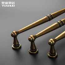 Yu Shuo home Georgi New Chinese cabinet handle American cabinet door handle Chinese green bronze door handle