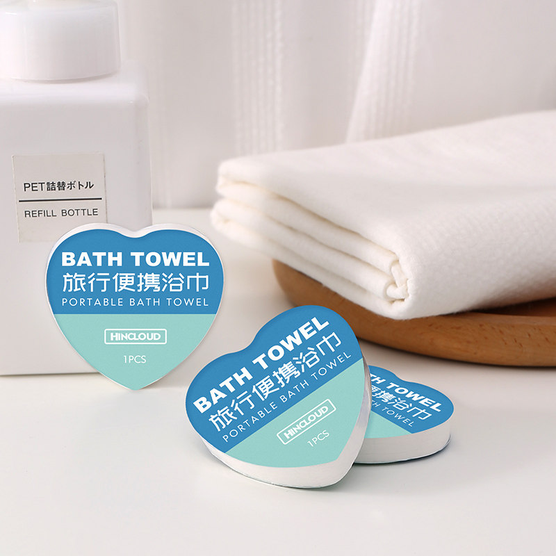 Disposable bath towel Travel pure cotton thickened large compressed towel Face towel Portable sheets Travel hotel supplies