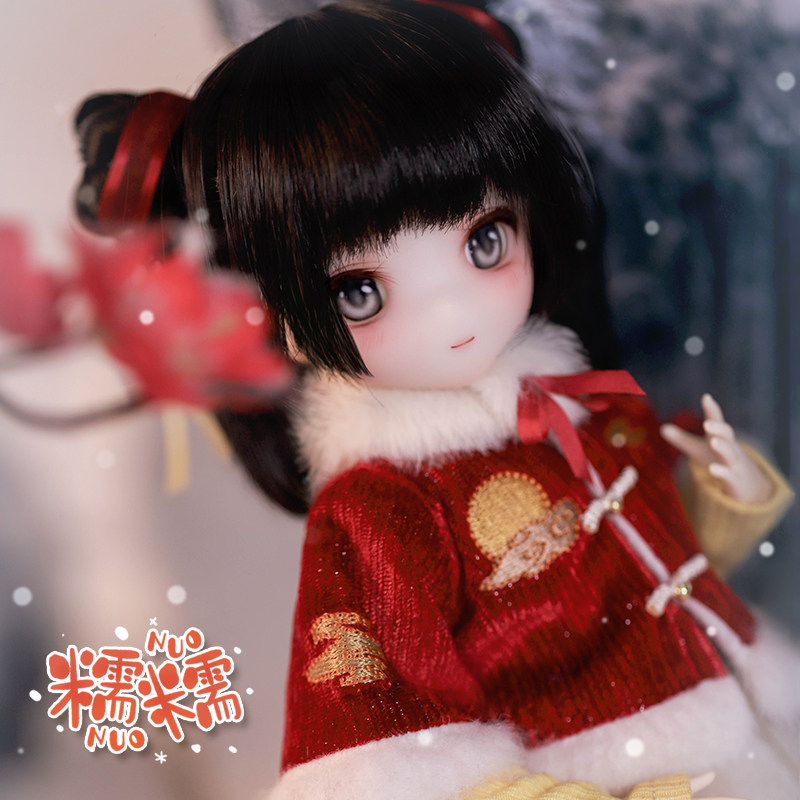 (Closed) TinyFox New Year official clothes limited glutinous bjd doll official genuine MJD6 fractional body
