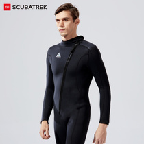 3MM diving suit thickened and kept warm male jumpsuit sunproof jellyfish cold windproof surfing swimsuit loose tide