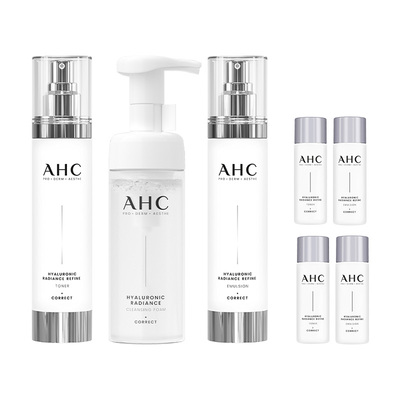 AHC 小神仙水乳洁套盒补水保湿清洁护肤男女官方旗舰店正品